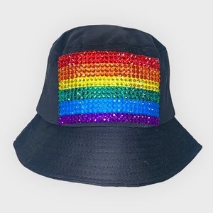 🌈 LGBTQ FLAG DIPPED IN CRYSTALS AND RHINESTONES